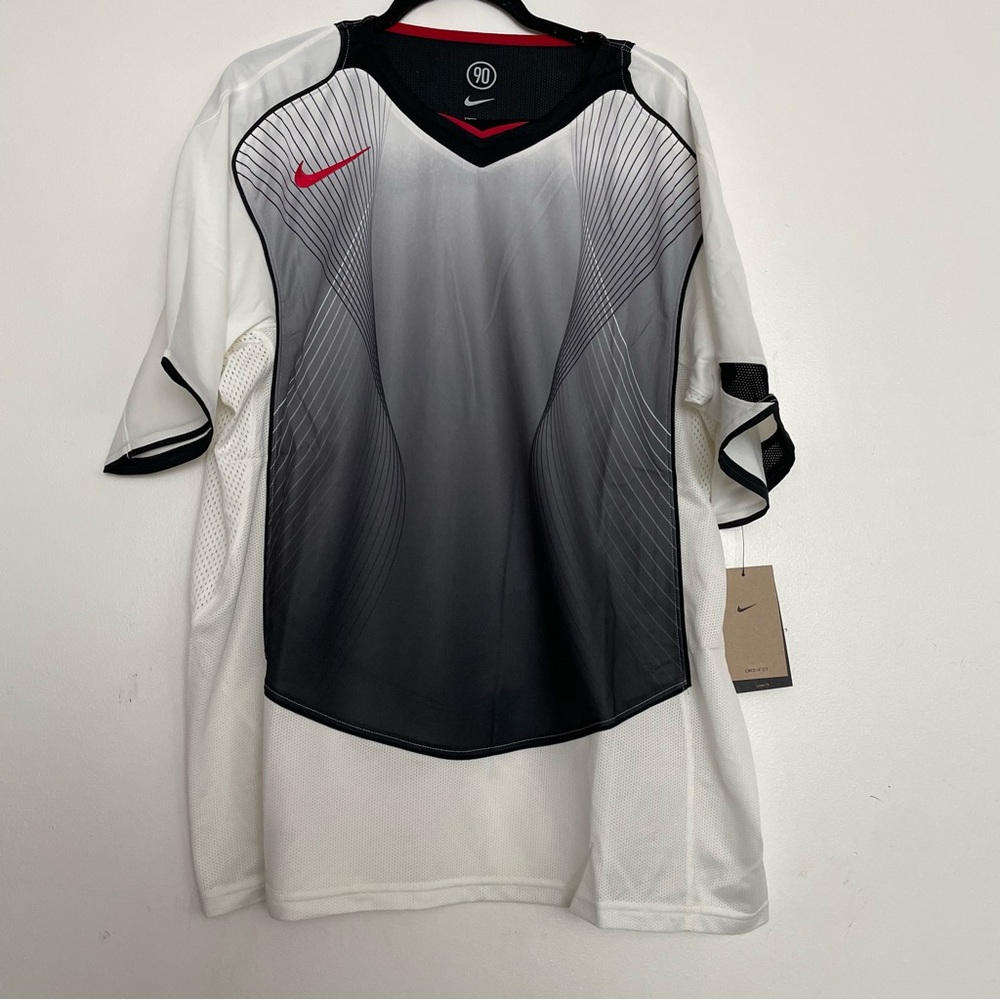 Men’s Nike Total 90 Dri-Fit Short Sleeve Loose-Fit Soccer Jersey Sail Size XL